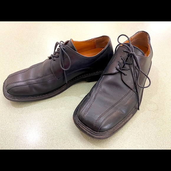 Sketchers laced black mens dress shoes - Picture 3 of 5
